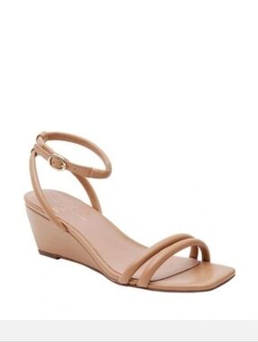 NEW LINEA PAOLO |$120 Vinny Ankle Strap Wedge Sandals